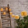 Lichterkette Rattan, Fass