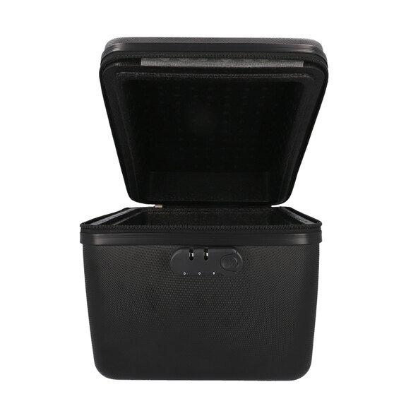 Isolierte Gepäckträger-Box, schwarz