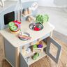 Spielküche mit 2 Kochstellen, Spüle und Zubehör