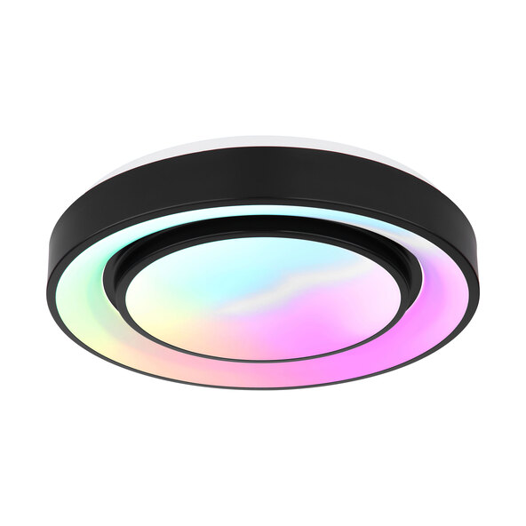 LED-Deckenleuchte 41368-24DS, mit RGB-Regenbogeneffekt, Ø 49 cm