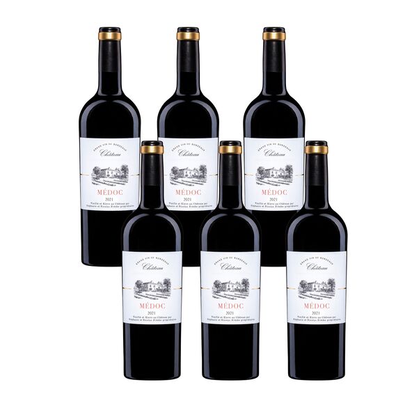 Château Médoc AC, 6 Flaschen à 0,75 l