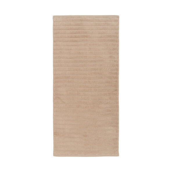 Handtuch Hoch/Tief, 2 x 2er Set, beige