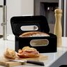 Retro-Brotkasten small, schwarz