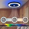 LED-Deckenleuchte Arioso mit Ventilator