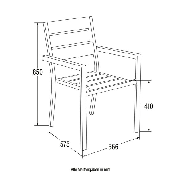 Gartenstuhl MADERA, 4er Set