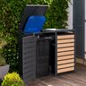Stahl-Mülltonnenbox, 2 x 240 l