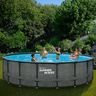 Frame Pool, rund, Rattan-Style, Ø 549 cm