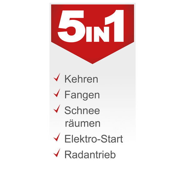 Kehrmaschine SC2200PE, inkl. Auffangbehälter