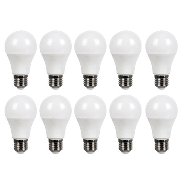 LED-Leuchtmittel Birne E27 8,5 W 806 lm, 10er-Set