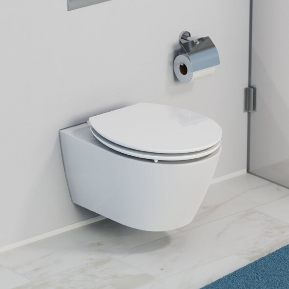 WC-Sitz mit Absenkautomatik, weiß