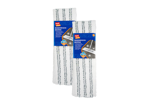 Bodenwischbezug, 2er Set, abrasiv