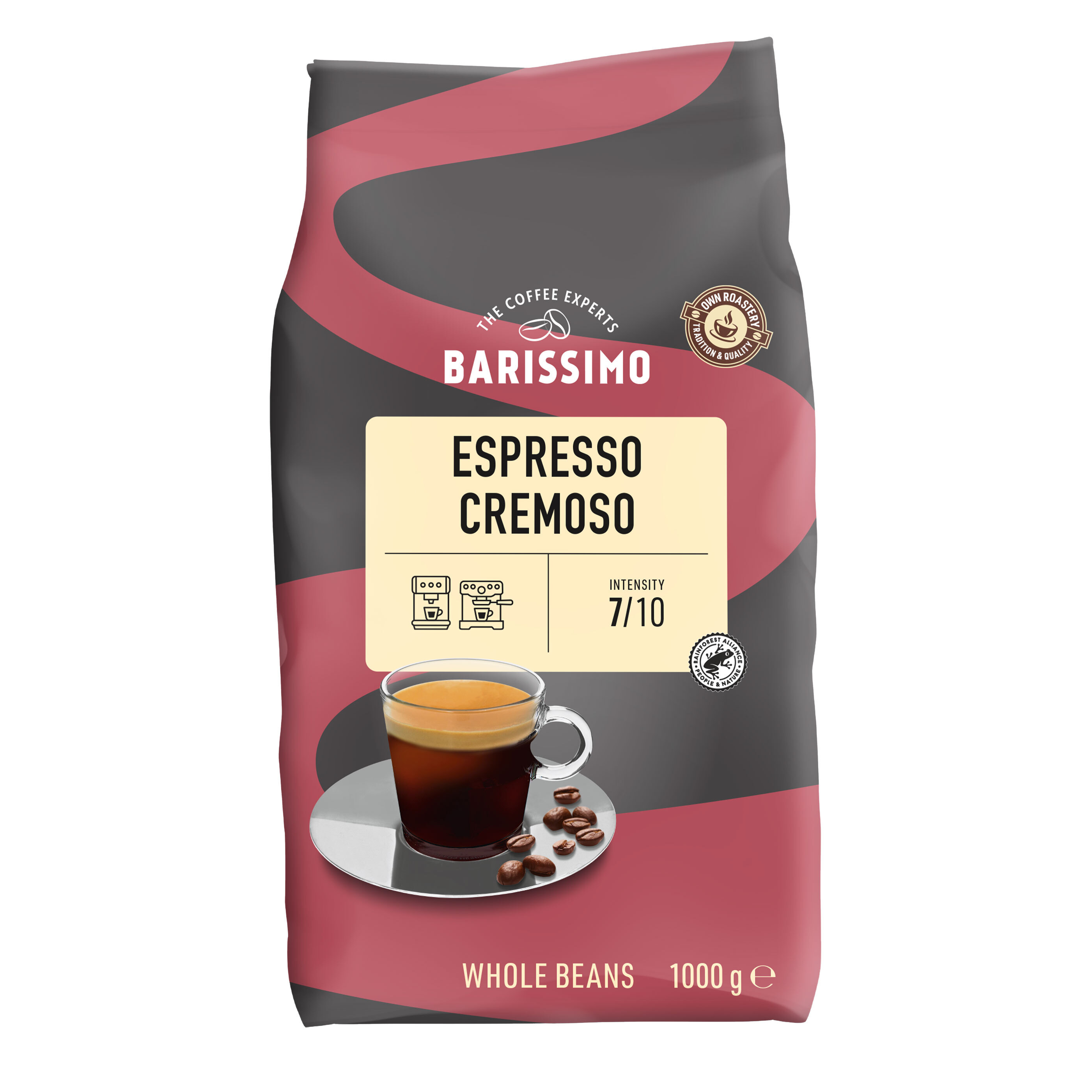 Barissimo Espresso Cremoso, 8 x 1 kg ALDI