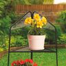 Modernes Blumenregal, eckig, schwarz
