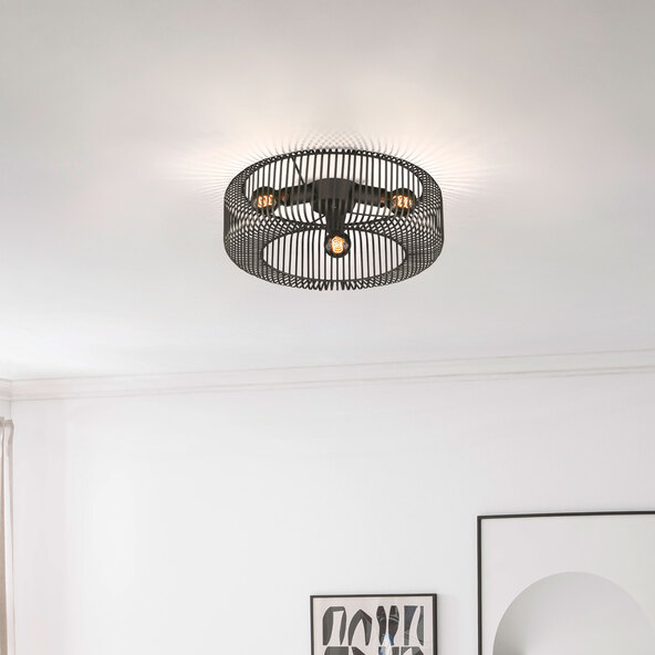 LED-Deckenleuchte Cage, 12 W, 180 lm