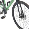 Resedagrünes Gravel Bike GravelerFit mit schwarzer Sattelstange, Lenker und Reifen vor neutralem Hintergrund, seitliche Ansicht.