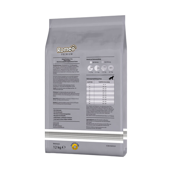 Premium Hunde-Trockenfutter, 12 kg