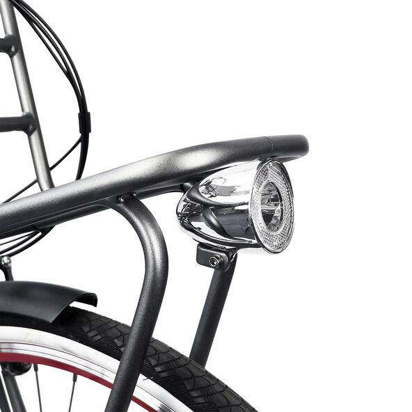 28" City-E-Bike Rosendaal 3 Lady, grau