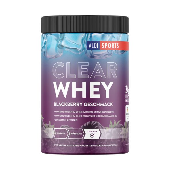 Clear Whey Protein Brombeere (2 x 420 g = 840 g)