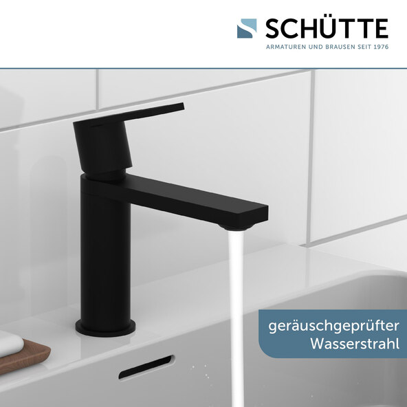 Waschtischarmatur MANHATTAN, schwarz matt
