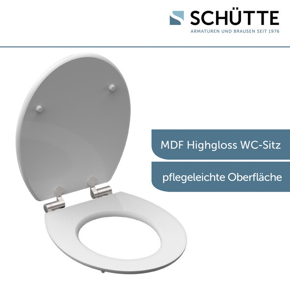 WC-Sitz mit Absenkautomatik, weiß