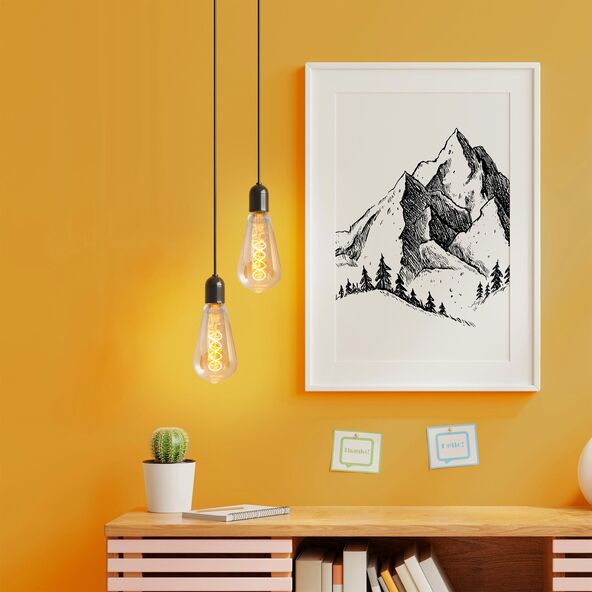 LED-Leuchtmittel Dilly Ø 6,4 cm E27 4 W, 3er Set