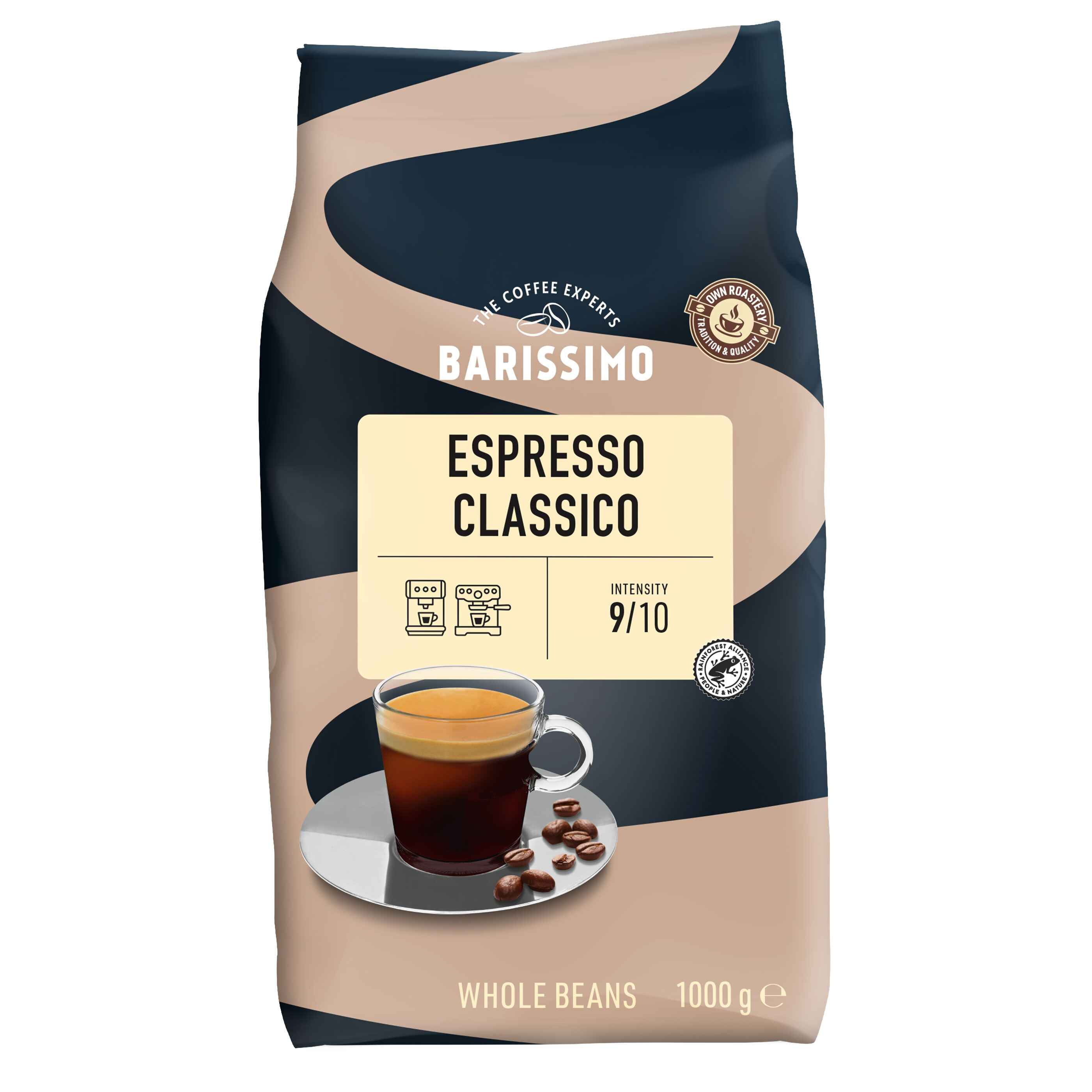 Barissimo Espresso Classico, Ganze Bohne ALDI