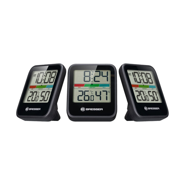  Thermo-/Hygrometer DCF Climate Monitor, 3er Set