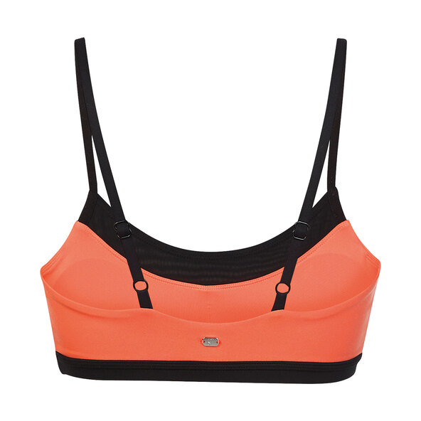 Sport-Bustier, coral, S
