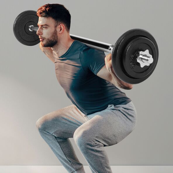 Kurz- und Langhantel-Set