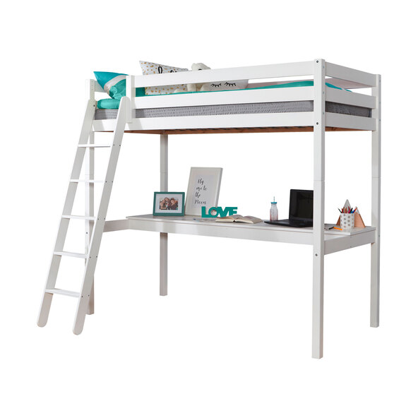 Hochbett mit integriertem Schreibtisch