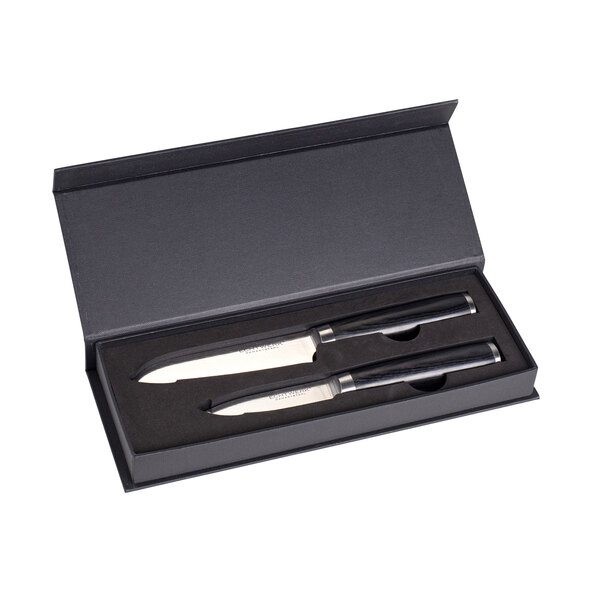 Damastmesser-Set, 2-tlg.