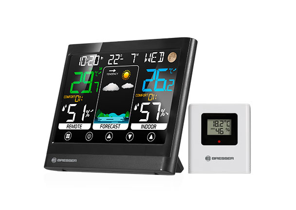 Wetterstation MeteoTemp BF, mit Touch-Display
