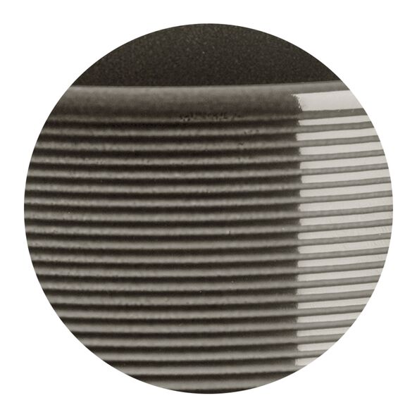 Keramik-Blumentopf 3er Set Ø 16 cm, Glass Grey