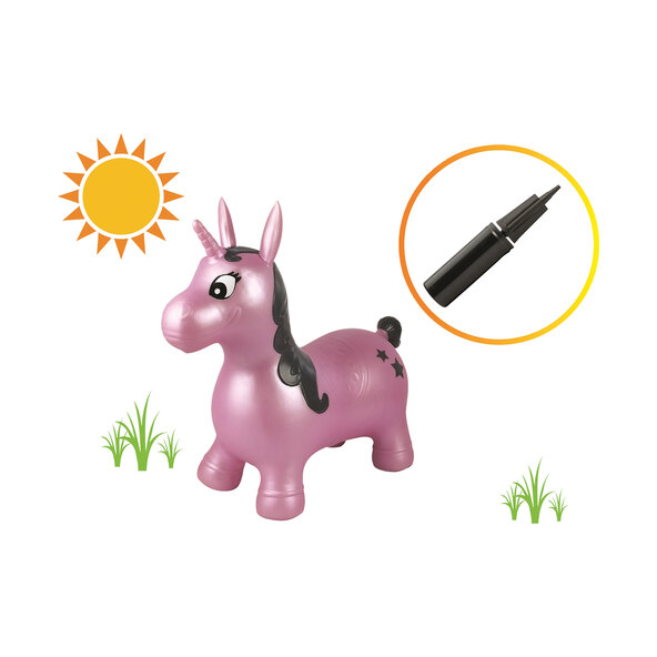 Aufblasbares Hüpf-Einhorn