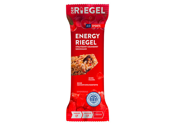Energy Bar Cranberry-Strawberry, 6er Set (6 x 40 g = 240 g)
