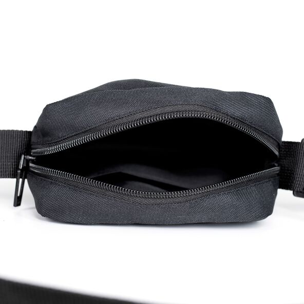Schultertasche, schwarz