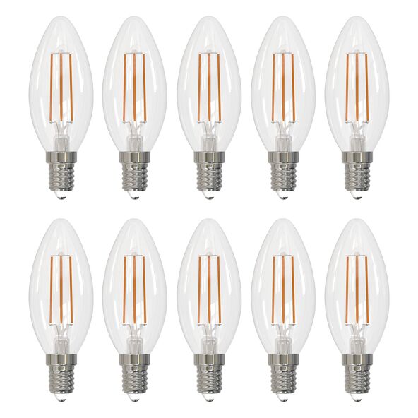 LED Retro-Leuchtmittel Kerze E14, 10er Set