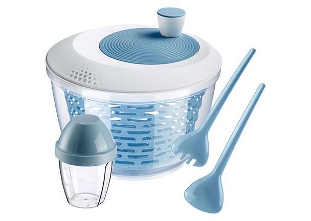Salat-Set, blau