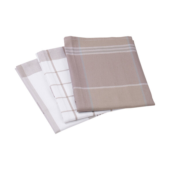 Geschirrtücher, 6er Set, beige