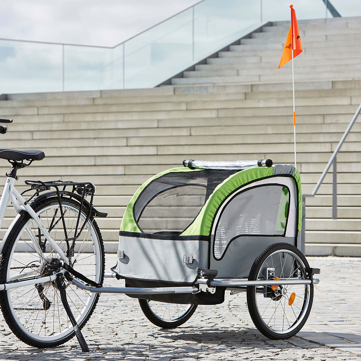 Fischer KinderFahrradanhänger Komfort ALDI