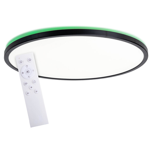 LED Deckenleuchte CARLO mit RGB-Backlight, ⌀ 29,3 cm