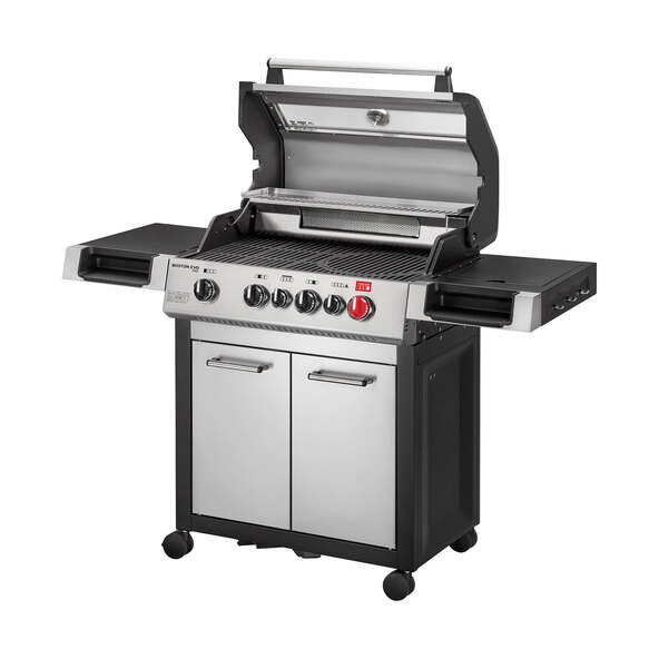 Gasgrill Boston EVO Pro 4 SIKR Turbo inkl. Wetterschutzhülle