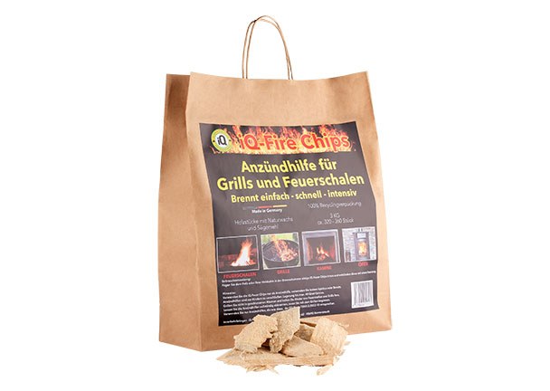 Feuer-Chips Vorratspackung