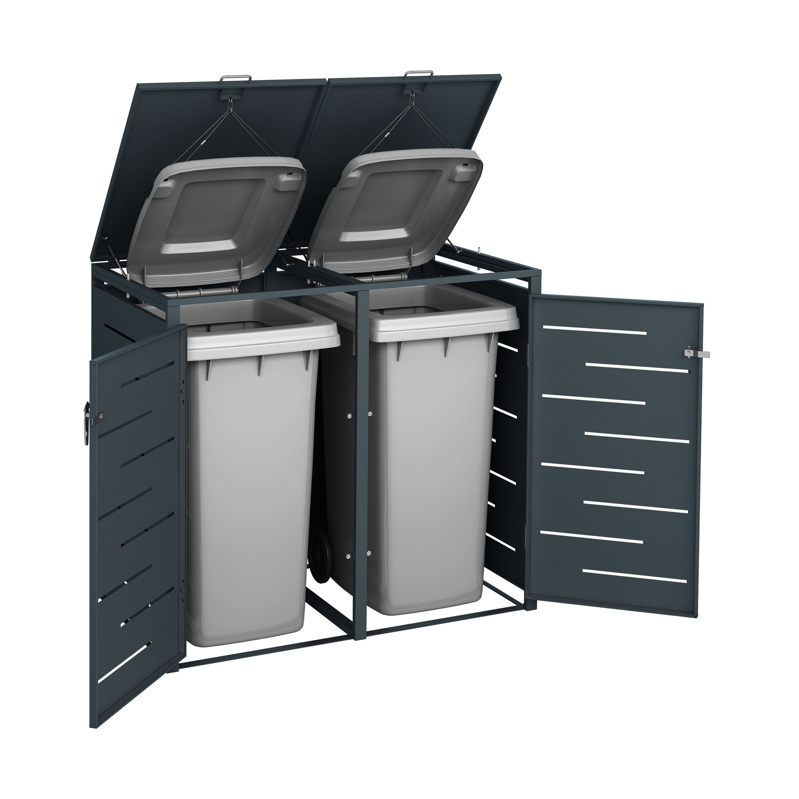 ELEPHANT® Mülltonnenbox, 2 x 240 l ALDI