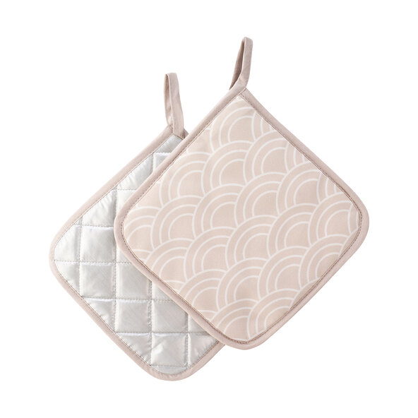 Ofenhandschuhe & Topflappen Set Japandi, beige