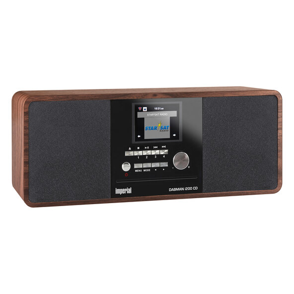 Multifunktionsradio DABMAN i200 CD, Holzoptik