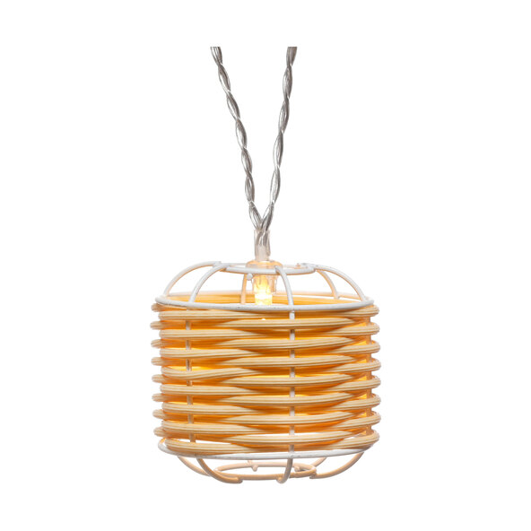 Lichterkette Rattan, Fass