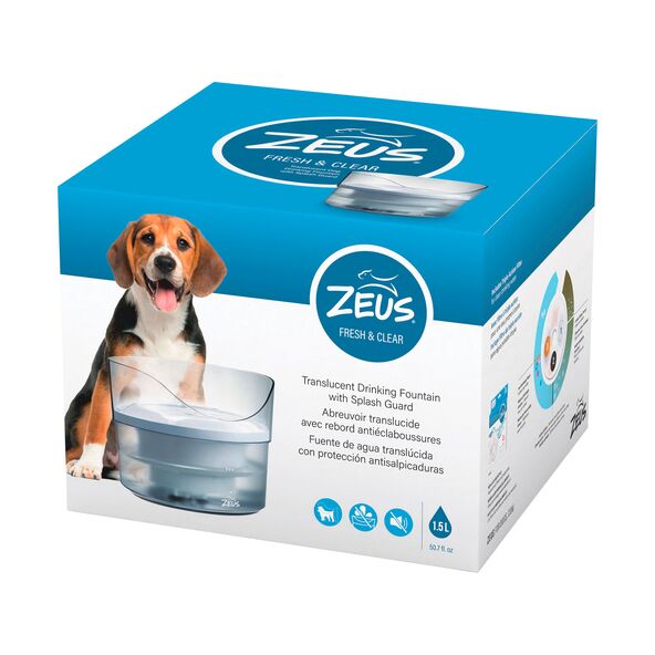 Trinkbrunnen Fresh & Clear mit Spritzschutz