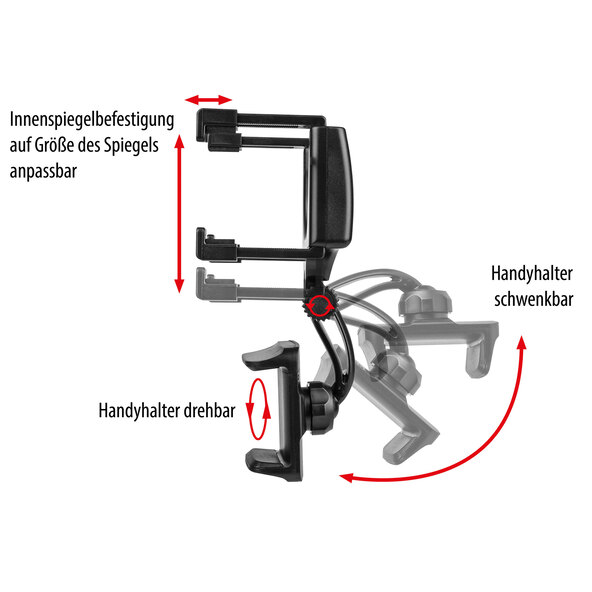 Eufab KFZ-Smartphonehalterung