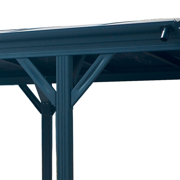 Carport Falo, grau